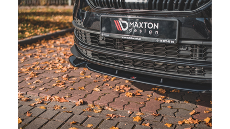 Splitter Skoda Karoq I Sportline przód Gloss Black