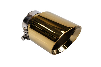 Exhaust Tip 114mm enter 76mm Gold