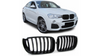 Grill BMW X3 F25 X4 F26 pojedyncze żeberka Gloss Black