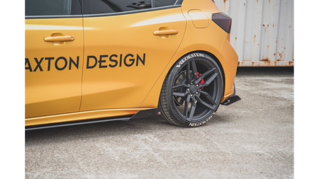 Diffuser Ford Focus IV ST ST-Line Side Skirts Racing Black + Gloss Flaps