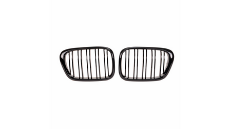 Grill BMW 5 E39 podwójne żeberka Gloss Black