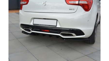 Splitter Citroen DS5 Tył Boczne Gloss Black