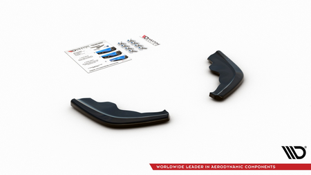 Rear Side Splitters V.1 for BMW 1 F40 M-Pack Gloss Black