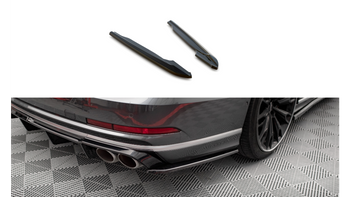 Splitter Audi S8 D5 Tył Boczne v.2 Gloss Black