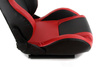 Racing seat MONZA PVC Red