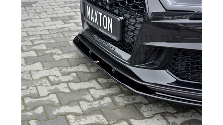 Splitter Audi RS3 8V Facelift Sportback przód v.1 Gloss Black