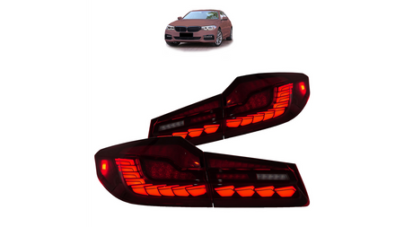 Lampy BMW 5 G30 F90 Tył Dynamic LED Red