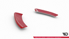 Splitter Volkswagen Golf 7 Facelift GTI Tył v.2 Red