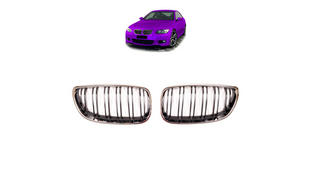 Grill BMW 3 E92 E93 Dual Line Chrome & Black