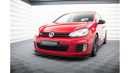 Splitter Volkswagen Golf VI GTI przód Racing Durability v.3 Black-Red