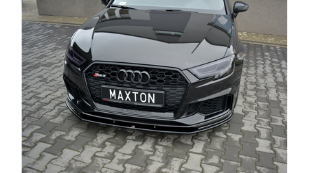 Splitter Audi RS3 8V Facelift Sportback Front v.1 Gloss Black