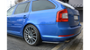 Splitter Skoda Octavia II RS Rear Side Gloss Black