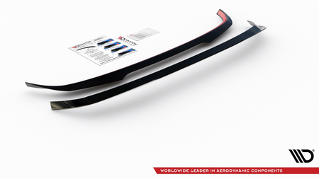 Spoiler Cap Volkswagen Golf 8 v.2 Gloss Black