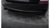Splitter BMW 5 F11 M-Pack Rear Central 2 single exhaust ends Gloss Black
