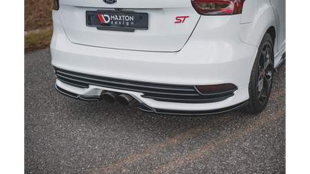 Splitter Ford Focus II STI Facelift Rear Side v.2 Gloss Black