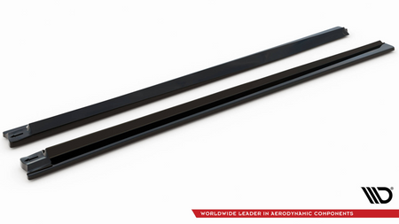 Diffuser Audi Q8 4M S-Line Side Skirts v.1 Gloss Black