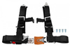 Racing seat belts 4p 2" Black - DTM