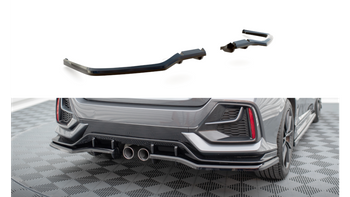 Splitter Honda Civic X Facelift Sport Rear Central with Diffuser