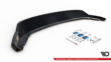 Splitter Seat Leon III Tył Środkowy z Dyfuzorem Gloss Black