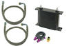 TurboWorks Oil Cooler Kit Slim 19-rows 140x150x50 AN10 Black