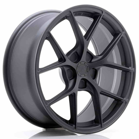 JR Wheels SL01 18x8 ET35-40 5H BLANK Matt Gun Metal