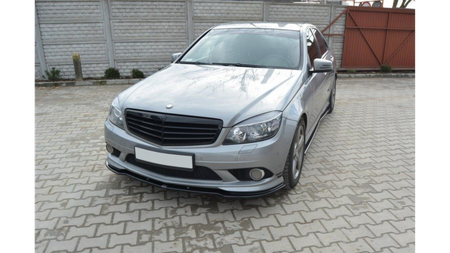 Splitter Mercedes-Benz C W204 S204 przód Gloss Black