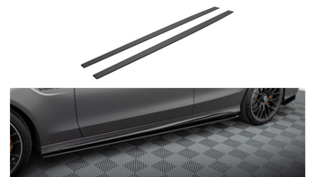 Dokładka Mercedes-Benz C W205 C63 Facelift Progi Street Pro Black-Red