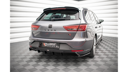 Dokładka Seat Leon FR Sportstourer III Zderzak Tył Gloss Black