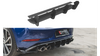 Diffuser Volkswagen Golf 7 Facelift R Rear Racing Durability Red