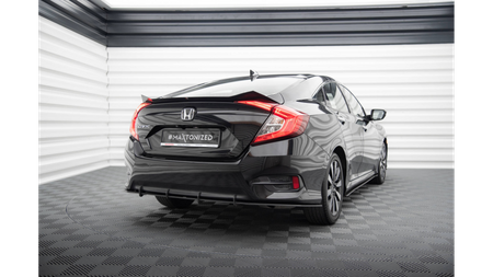 Dyfuzor Honda Civic X Tył Street Pro Red