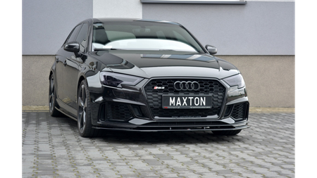 Splitter Audi RS3 8V Facelift Sportback przód v.1 Gloss Black