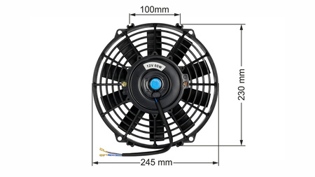 TurboWorks Cooling fan 9" type 1 pusher/puller