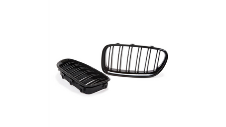 Grill BMW 5 F10 F11 Dual Line Gloss Black