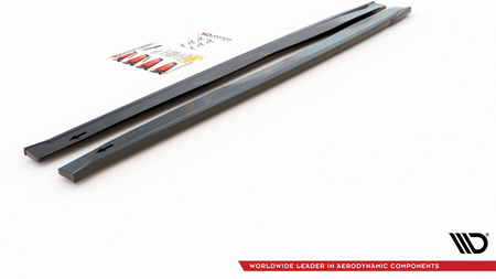 Diffuser Fiat 124 Spider Abarth Side Skirts Gloss Black