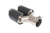 Double Exhaust Tip 101mm Input 76mm SLIDE