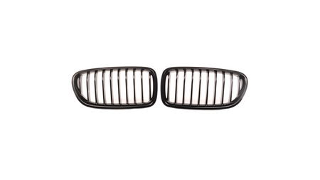 Grill BMW 5 F10 F11 pojedyncze żeberka Gloss Black