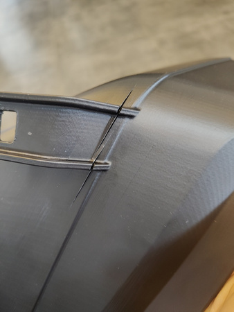Wlot powietrza lampa BMW 3 E46 strona pasażera USZKODZONY