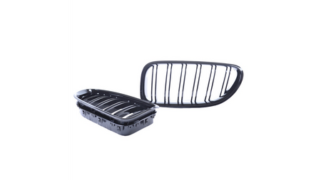 Grill BMW 6 F13 F12 F06 podwójne żeberka Gloss Black