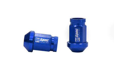 Wheel lug nuts D1Spec Replica 40mm M12x1,5 Blue