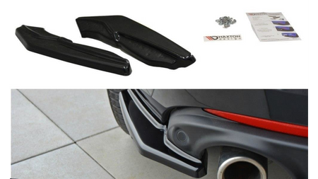 Splitter Renault Laguna III Rear Side Gloss Black