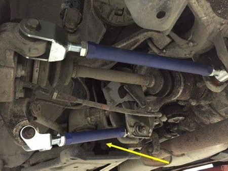 Control arms Nissan 350Z Z33 Adjustable for Toe Change