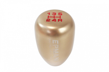 Gałka zmiany biegów aluminiowa 5B Uniwersalna Brown