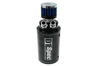 Oil catch tank D1Spec 15mm Black + Filtr