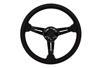 Steering wheel Pro 350mm offset:60mm Leather Black