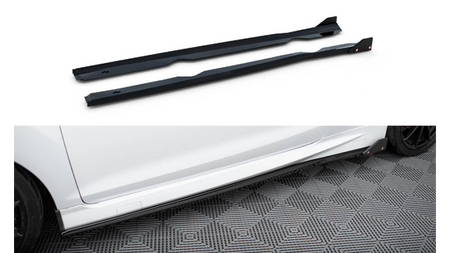 Side Skirts Ford Fiesta ST ST-Line Mk7 Flaps v.4