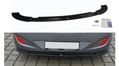 Splitter Hyundai i30 II Rear Central Gloss Black