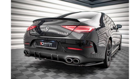 Splitter Mercedes-Benz CLS 53 C257 Rear Central with Diffuser Gloss Black