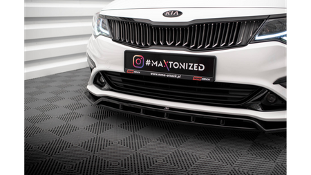 Splitter Kia Optima IV Facelift Front v.1 Gloss Black