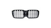 Grill BMW X3 G01 F97 X4 G02 F98 Facelift podwójne żeberka Gloss Black