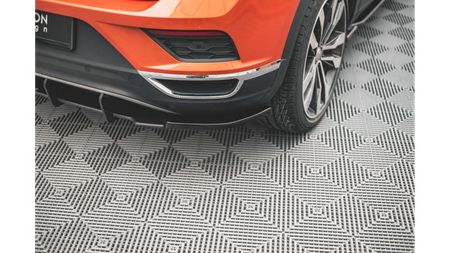 Splitter Volkswagen T-Roc Tył Boczne Gloss Black